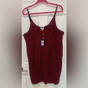 Brand new with tag Tommy Hilfiger Red and Black Plaid Dress